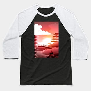 Japanese Fortress Baseball T-Shirt